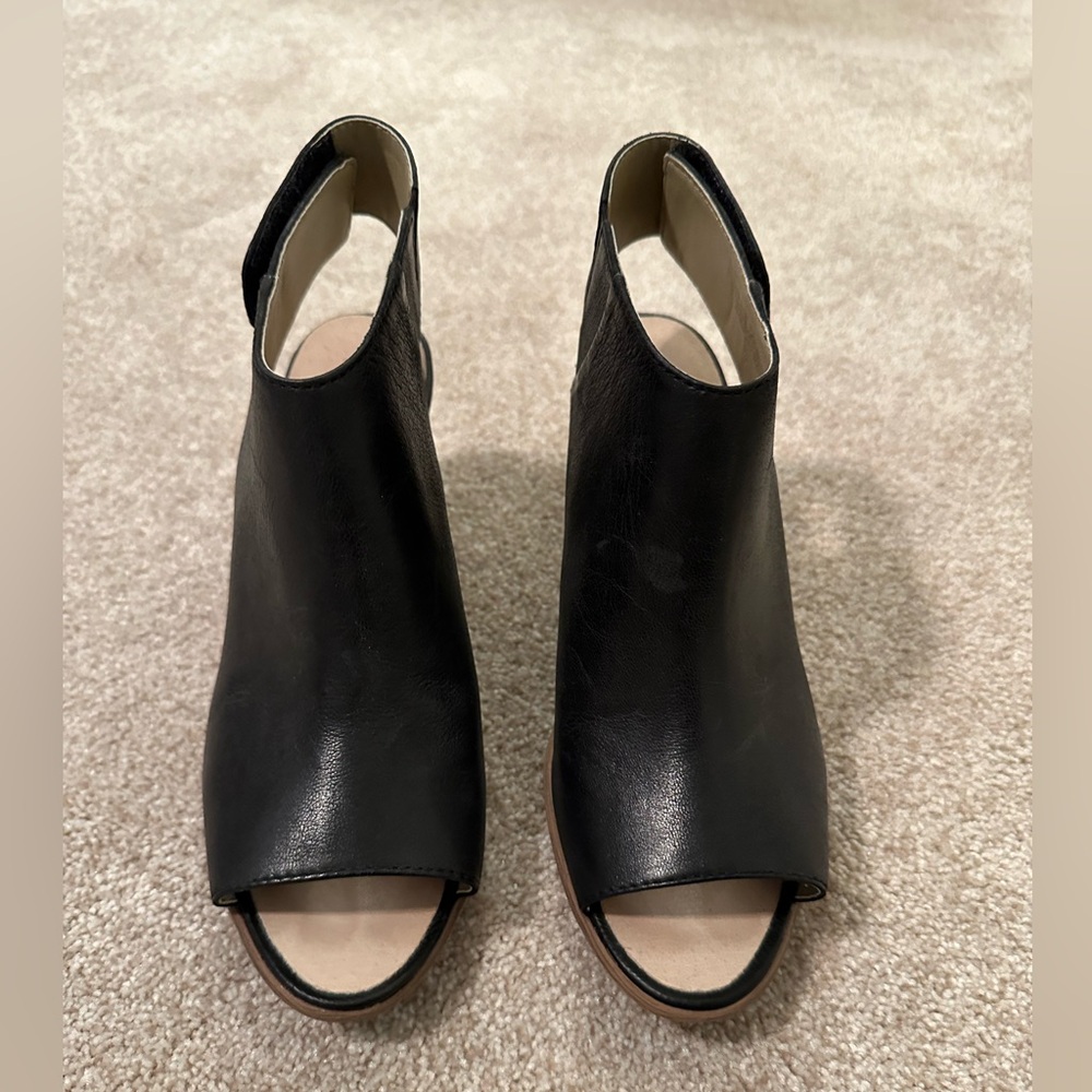 Josef Seibel Bonnie black peep toe bootie size 38 - Picture 10 of 10